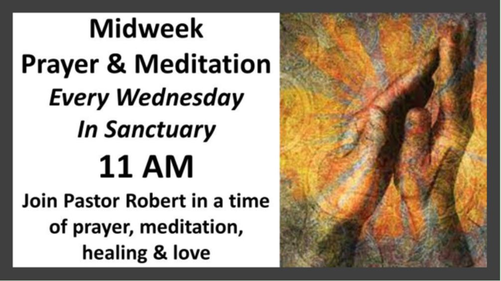 Midweek Prayer and Meditation Service In Person