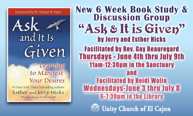 2 month book study Ask & It is Given