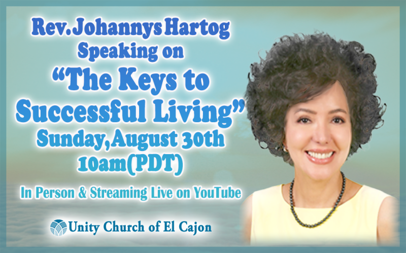 Aug 30th, Keys to Successful Living